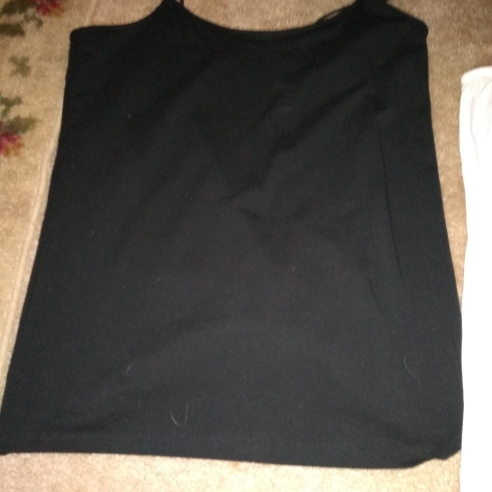 Black tank top